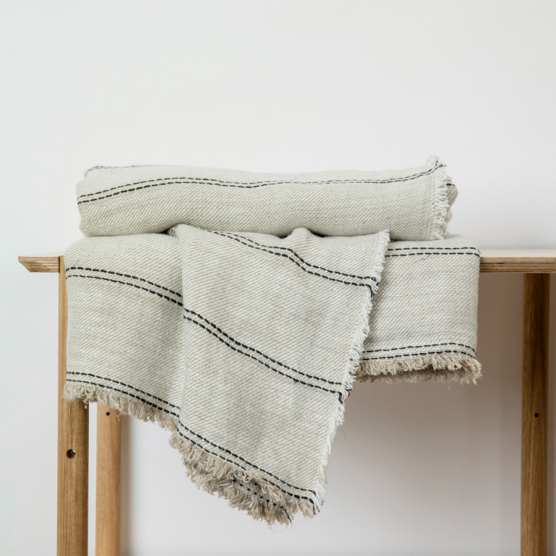 Ana linen throw from Monsoon Living