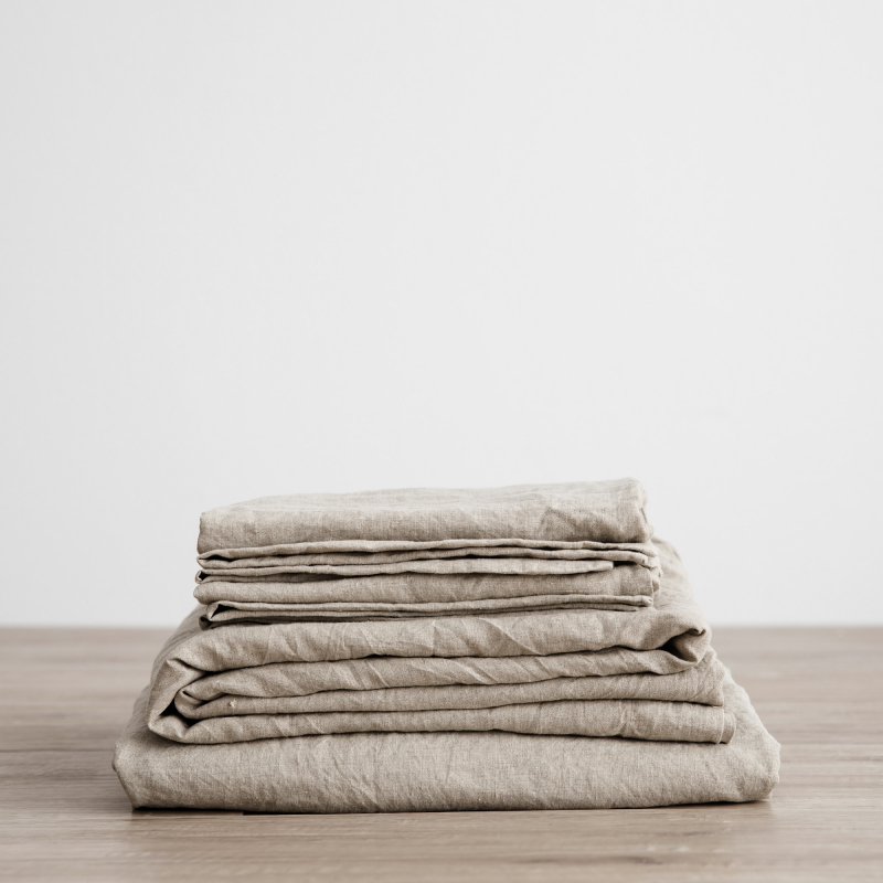 Natural sheet set folded from Monsoon Living Newcastle